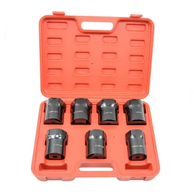 7PC ホイールベアリングロックナットセット